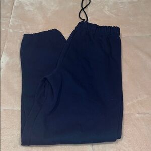 Sweat pants Men's Navy Blue elastic bottom